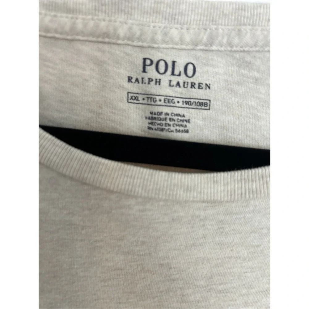 POLO RALPH LAUREN Short Sleeve Polo with‎ Embroidered Logo Men's XXL  Beige